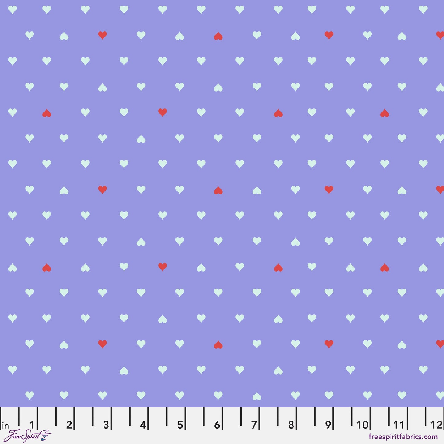 ***SALE*** UNCONDITIONAL LOVE - BLUEBELL - Metallic Besties PWTP221.BLUEBELL Tula Pink