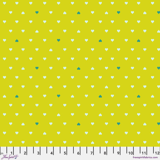 ***SALE*** UNCONDITIONAL LOVE - CLOVER - Metallic Besties PWTP221.CLOVER Tula Pink