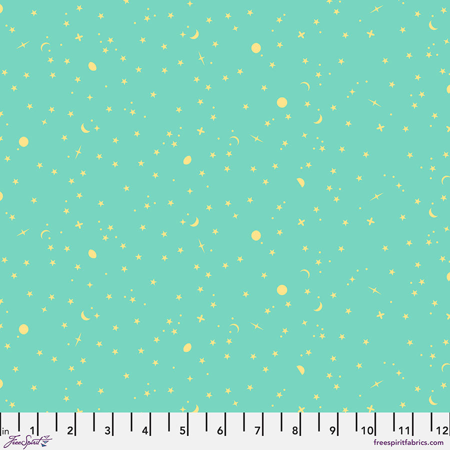 PRE-ORDER - SPACE SPRINKLES- SEAGLASS - True Colors PWTP254.SEAGLASS - Tula Pink - APRIL 2025