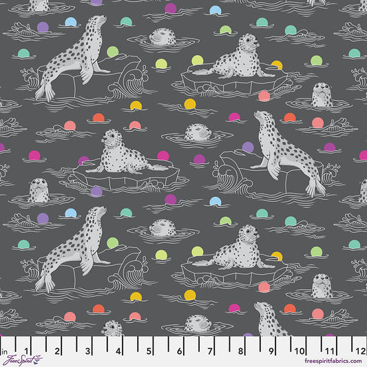 PRE-ORDER - SEAL THE DEAL- CARBON- Graywork PWTP259.CARBON - Tula Pink - October 2025