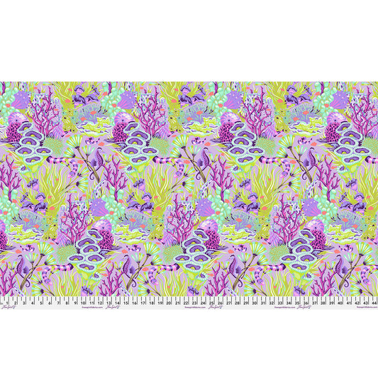 PRE-ORDER Reef What You Sew - Ultraviolet - Floral Reef - Tula Pink - PWTP264.ULTRAVIOLET - April 2026