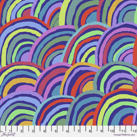 OOP RAINBOWS BLUE PWGP190.BLUE Kaffe Fassett - for Kaffe Fassett Collective February 2022 (Copy)
