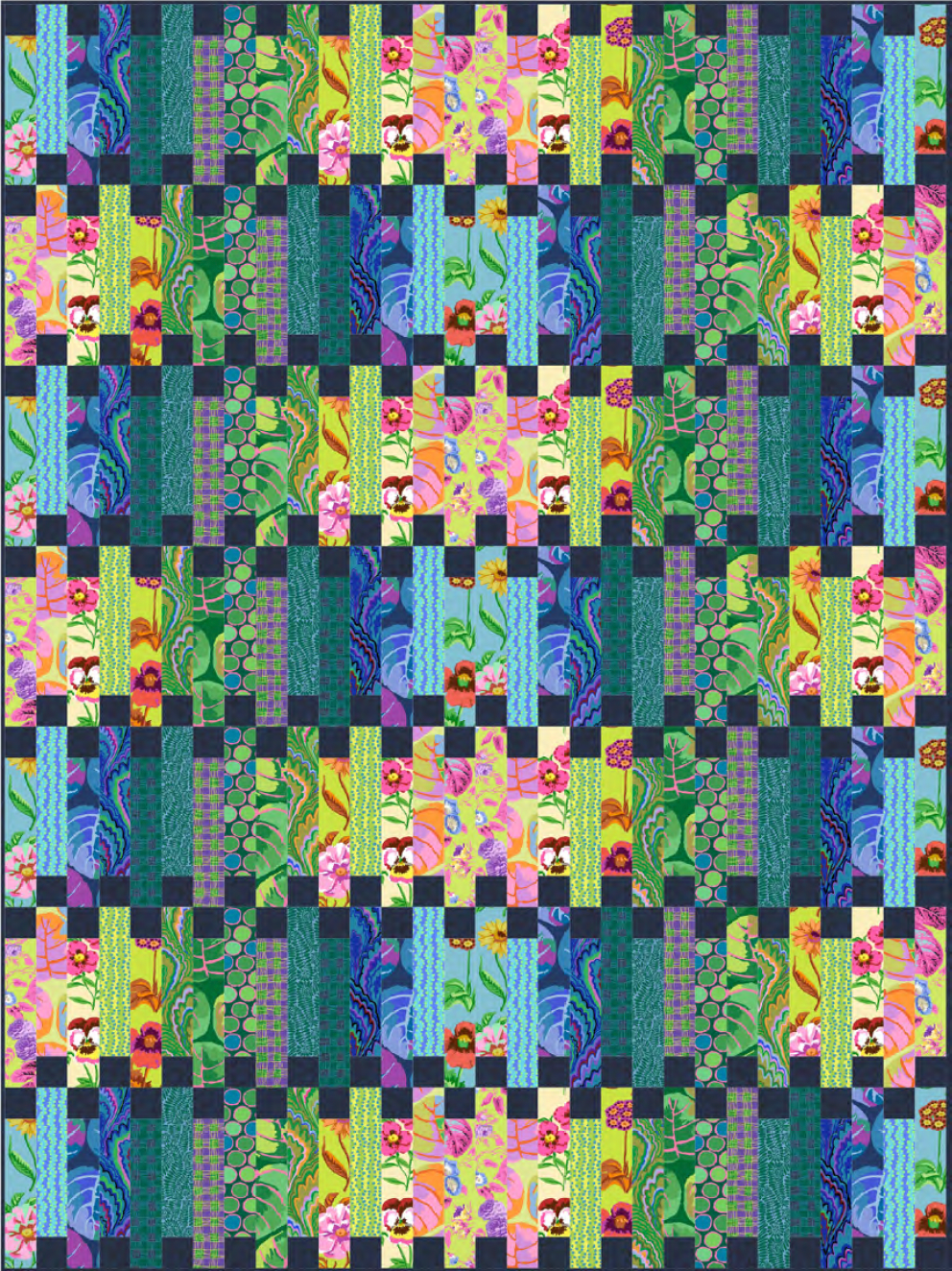 Zippers Quilt Cool- Download PDF Pattern