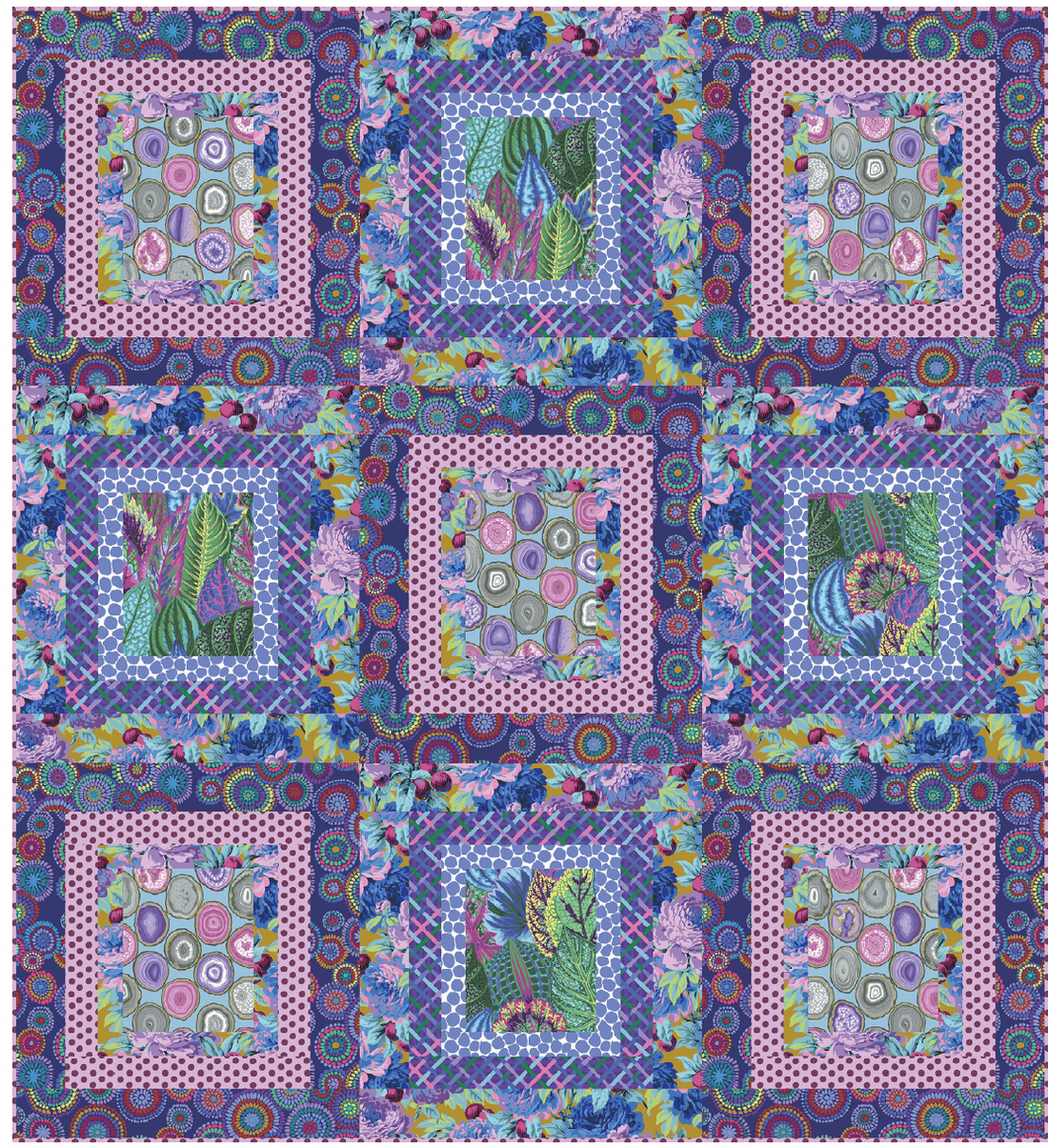 Purple Ripples - Download PDF Pattern – Sew Colorful