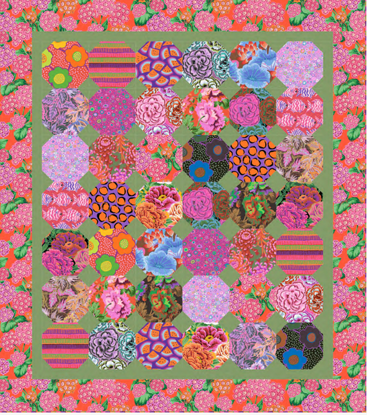 Dotty Quilt - Hot - Download PDF Pattern