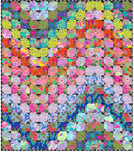 PRE-ORDER Colour Wave Quilt Kit - Kaffe Collective February 2026