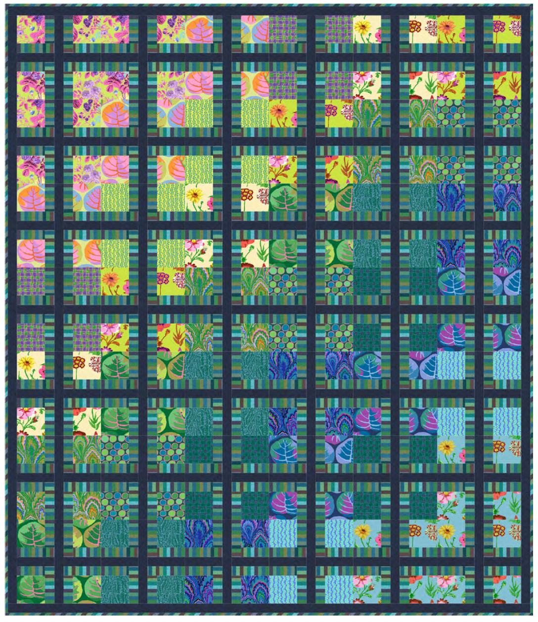 Bento Quilt - Cool - Download PDF Pattern
