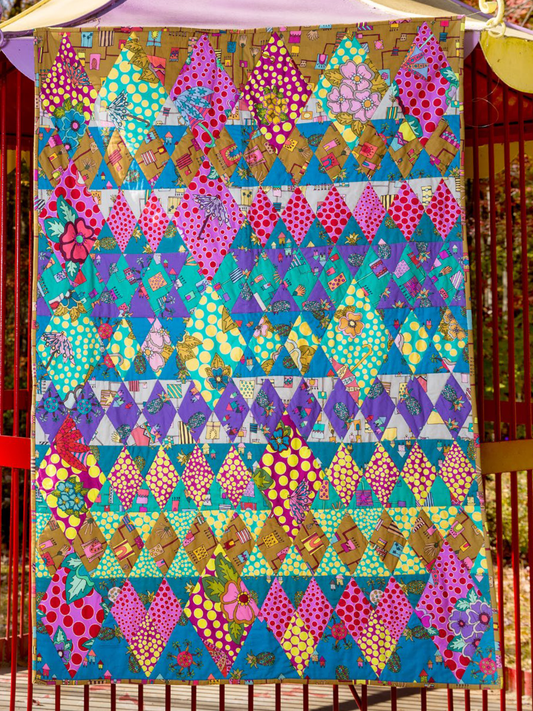 Argyle Style Quilt- Download PDF Pattern