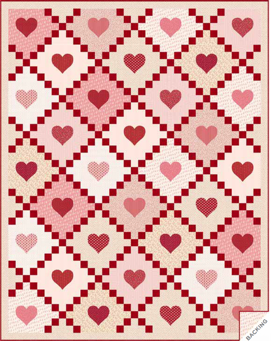 Tender Hearts Quilt- Download PDF Pattern