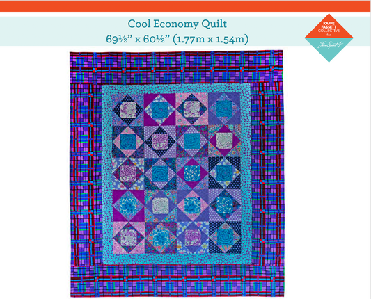 Cool Economy Quilt – Fabric Pack -  69.5" X 60.5" - Kaffe Fassett Collective - Quilts in London