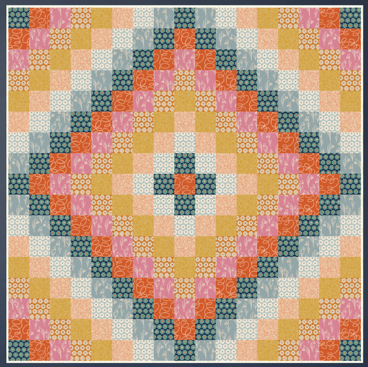 Bullseye Quilt- Download PDF Pattern
