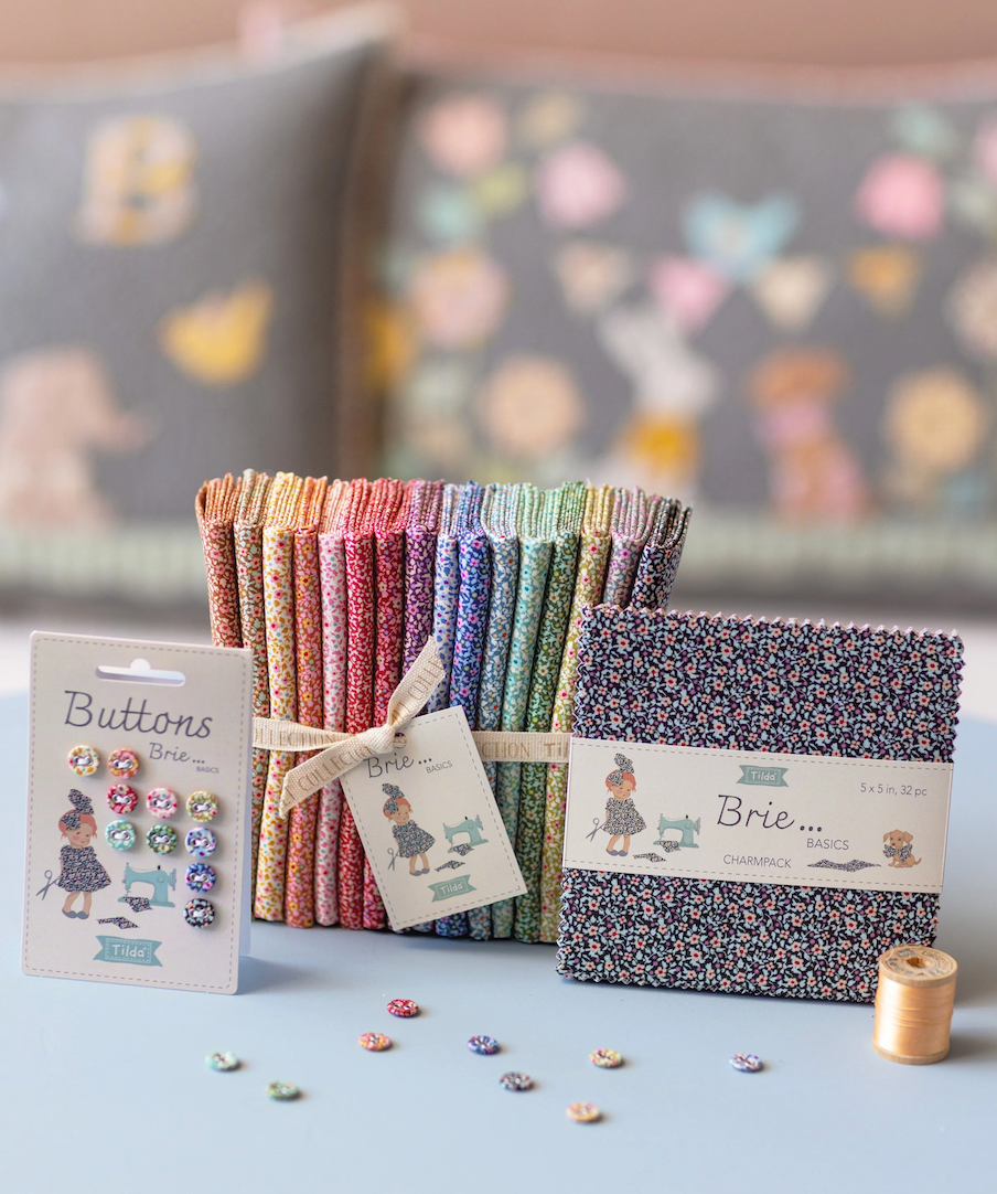 Brie Charm Pack - Tilda Fabrics - 5" - 32pcs