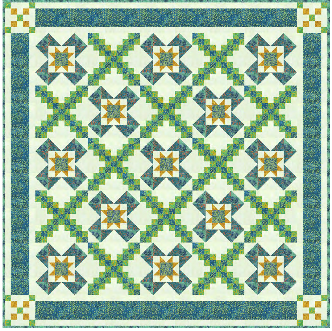 Seaside Cottage Quilt - Download PDF Pattern