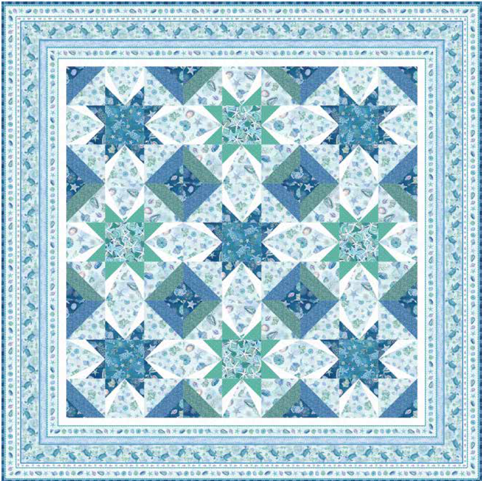 Salt and Sea Quilt - Download PDF Pattern