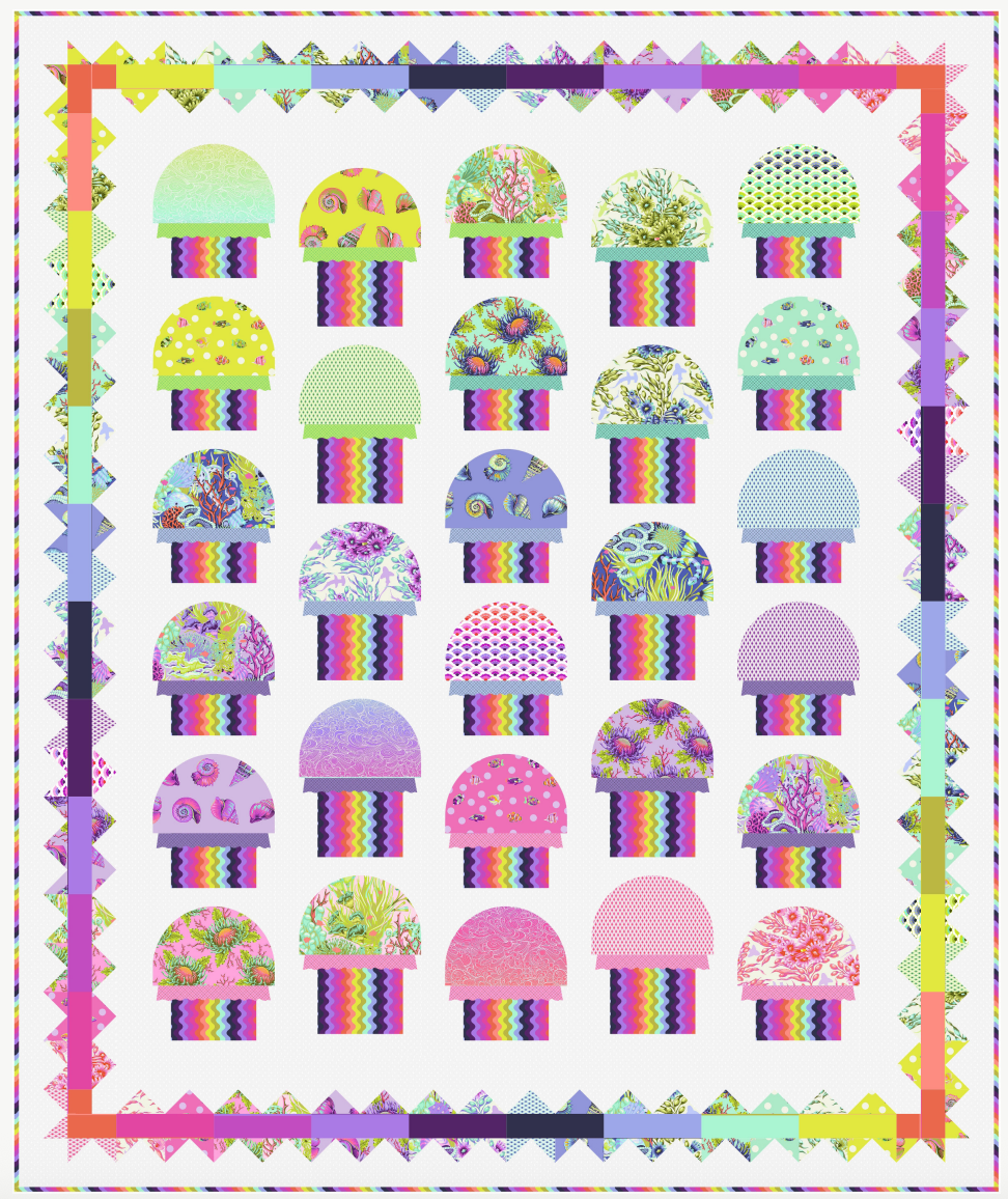 Jellyfishing Quilt - Download PDF Pattern