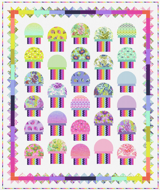 Jellyfishing Quilt - Download PDF Pattern