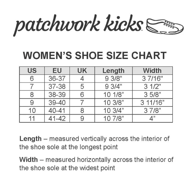 Patchwork Kicks DIY Quilted Sneaker Kit (All-Inclusive)
