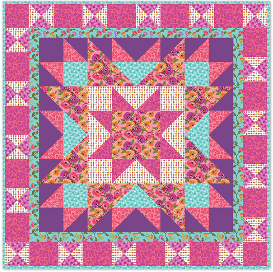 Dodi's Star Quilt - Download PDF Pattern