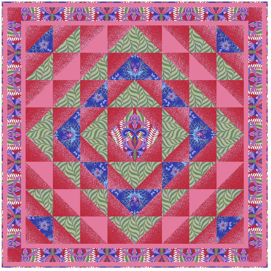 Summer Waves Quilt - Download PDF Pattern