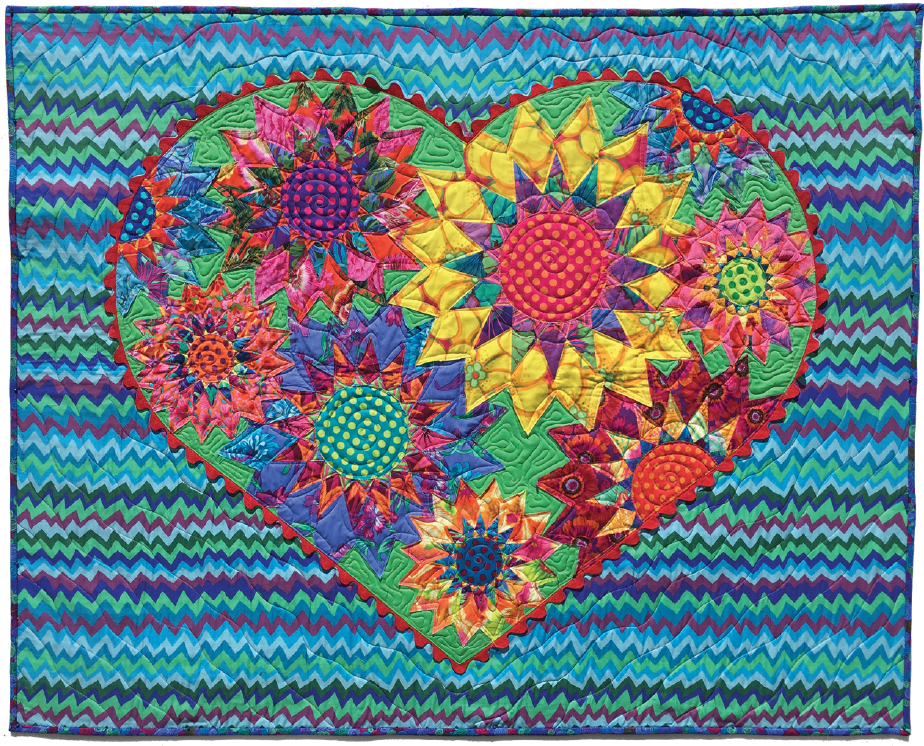 Sunflower Love Quilt- Download PDF Pattern