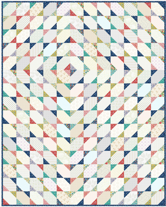 Simply Stars Quilt- Download PDF Pattern