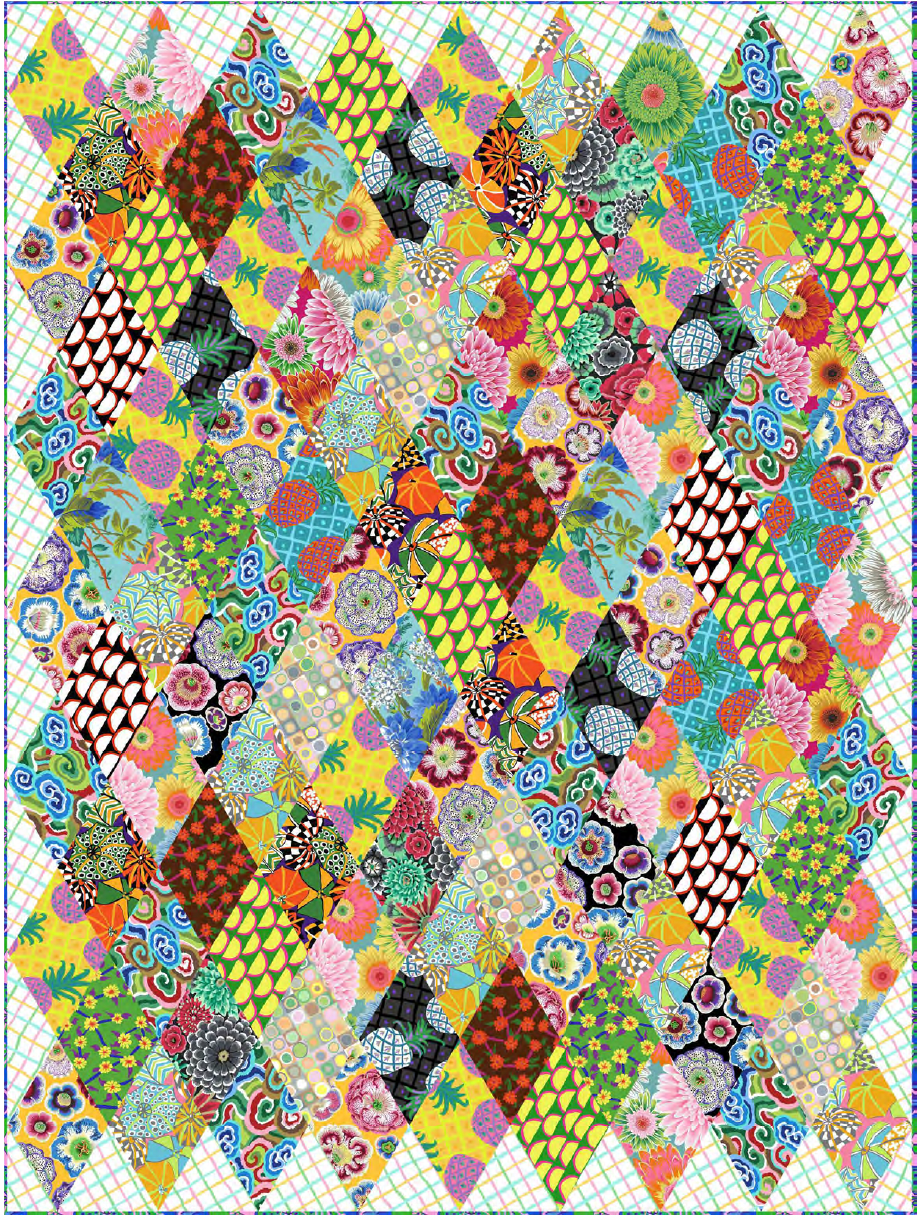 Glow Up Quilt Kit – Bright - Kaffe Fassett Collective - 63" x 84" - August 2026