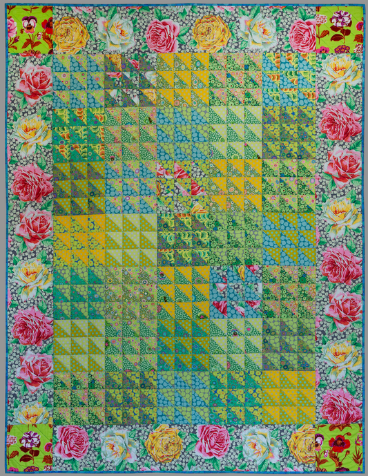Lime Twist Quilt – Fabric Pack -  61" x 79" - Kaffe Fassett Collective - Quilts at an English Manor House - August 2026