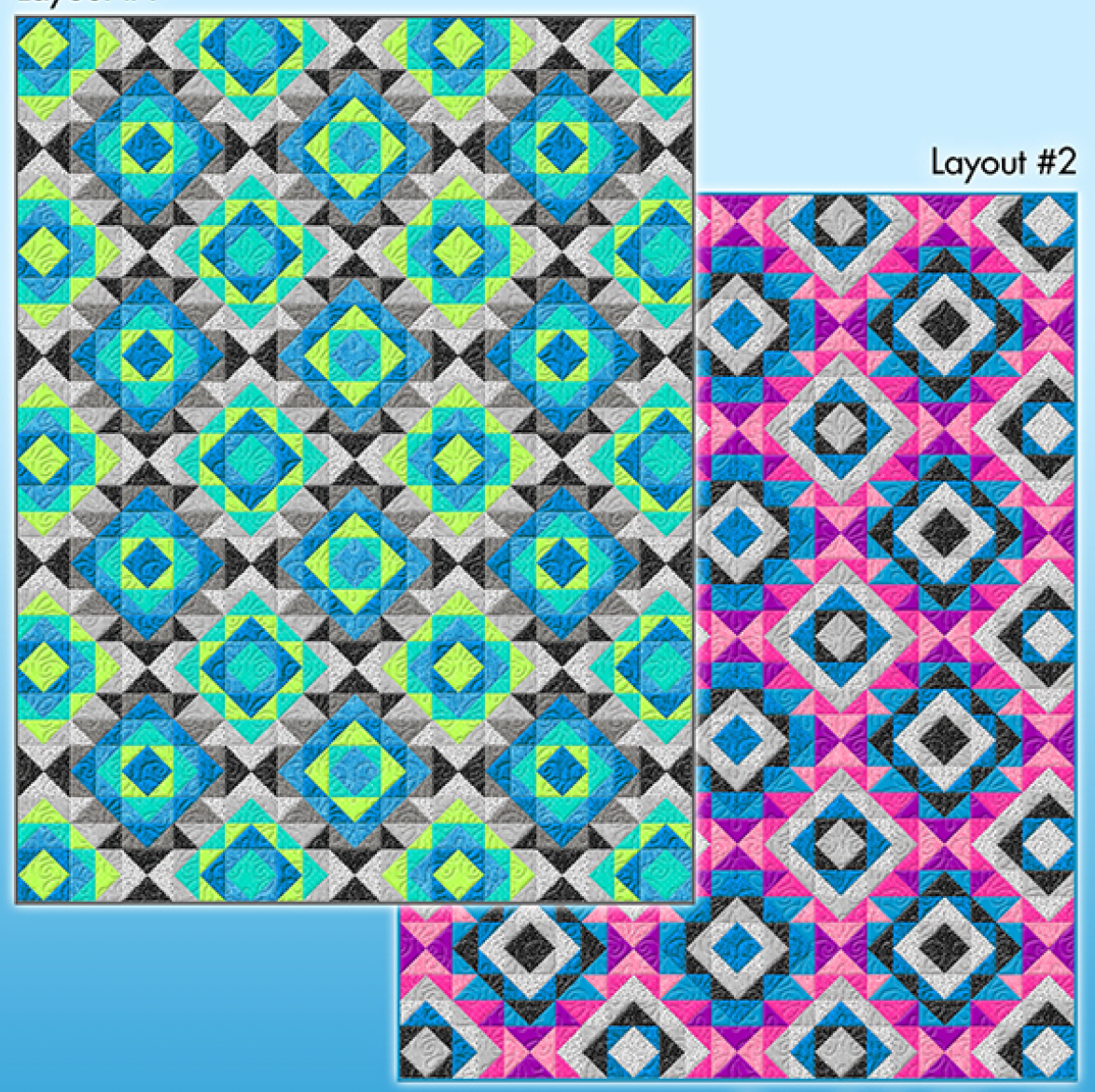 Sparkling Brights Quilt - Download PDF Pattern