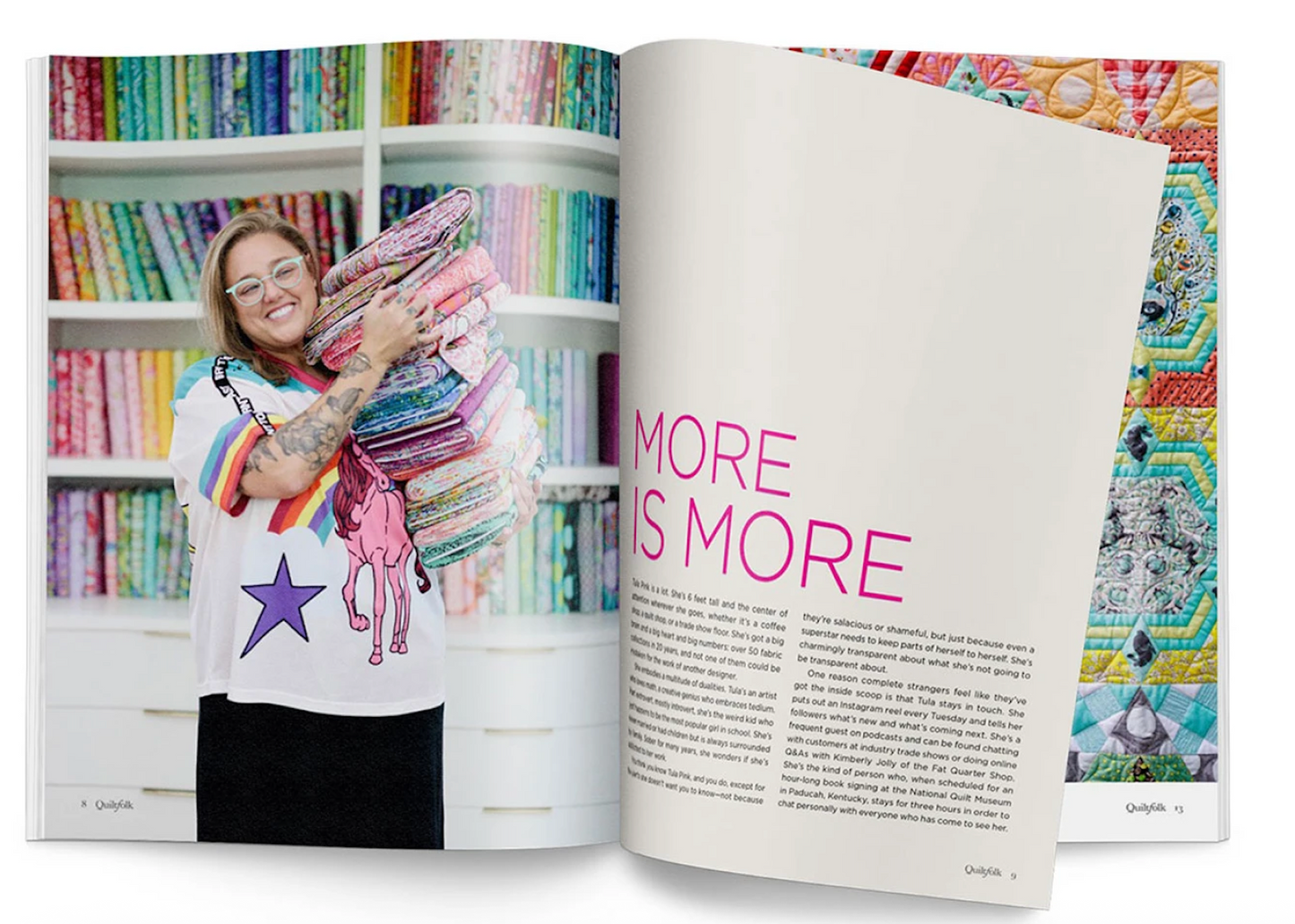 Pre-order - Quiltfolk - Tula Pink Special Edition - 96 Pages