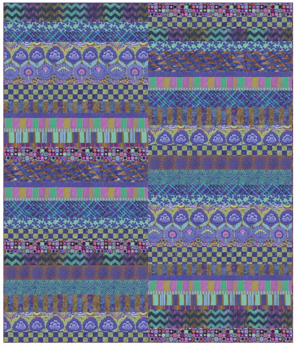 Off Stripe Quilt #2 - Download PDF Pattern