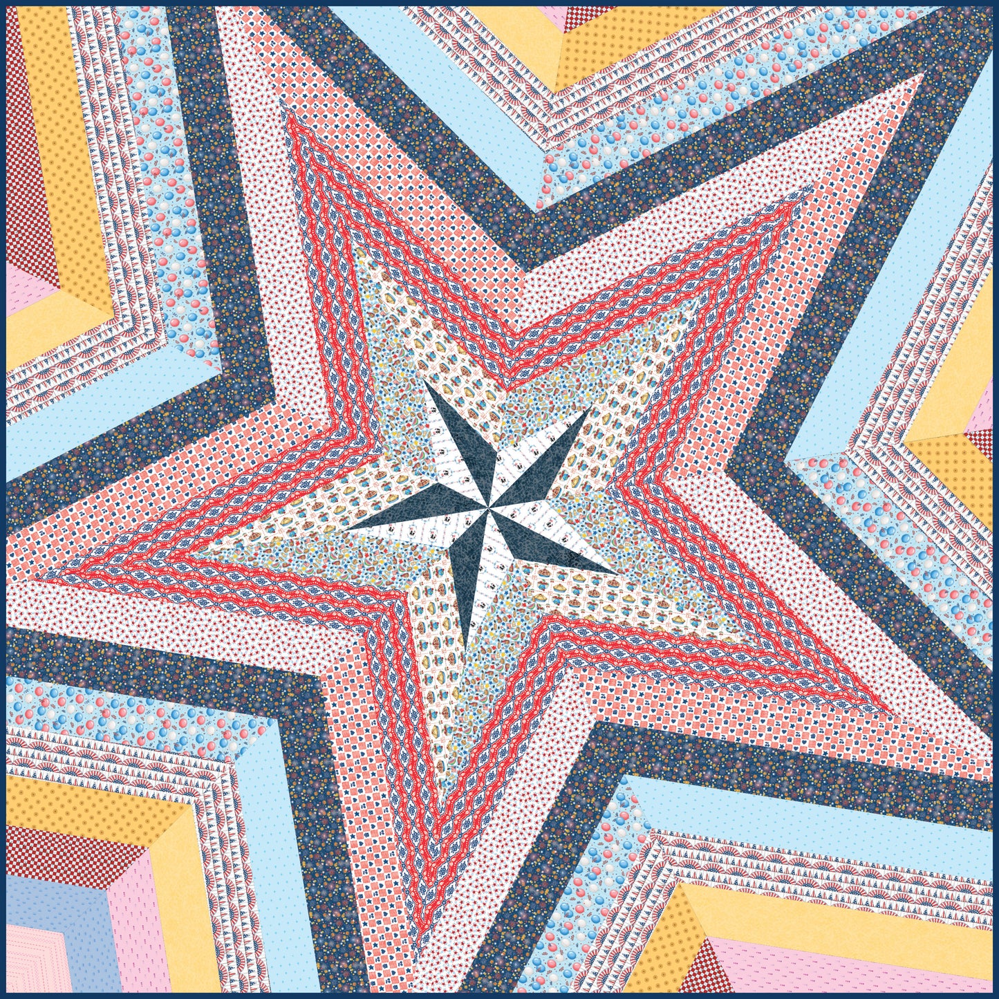 Star Storm Quilt- Paper Pattern - By Victoria Findlay Wolfe
