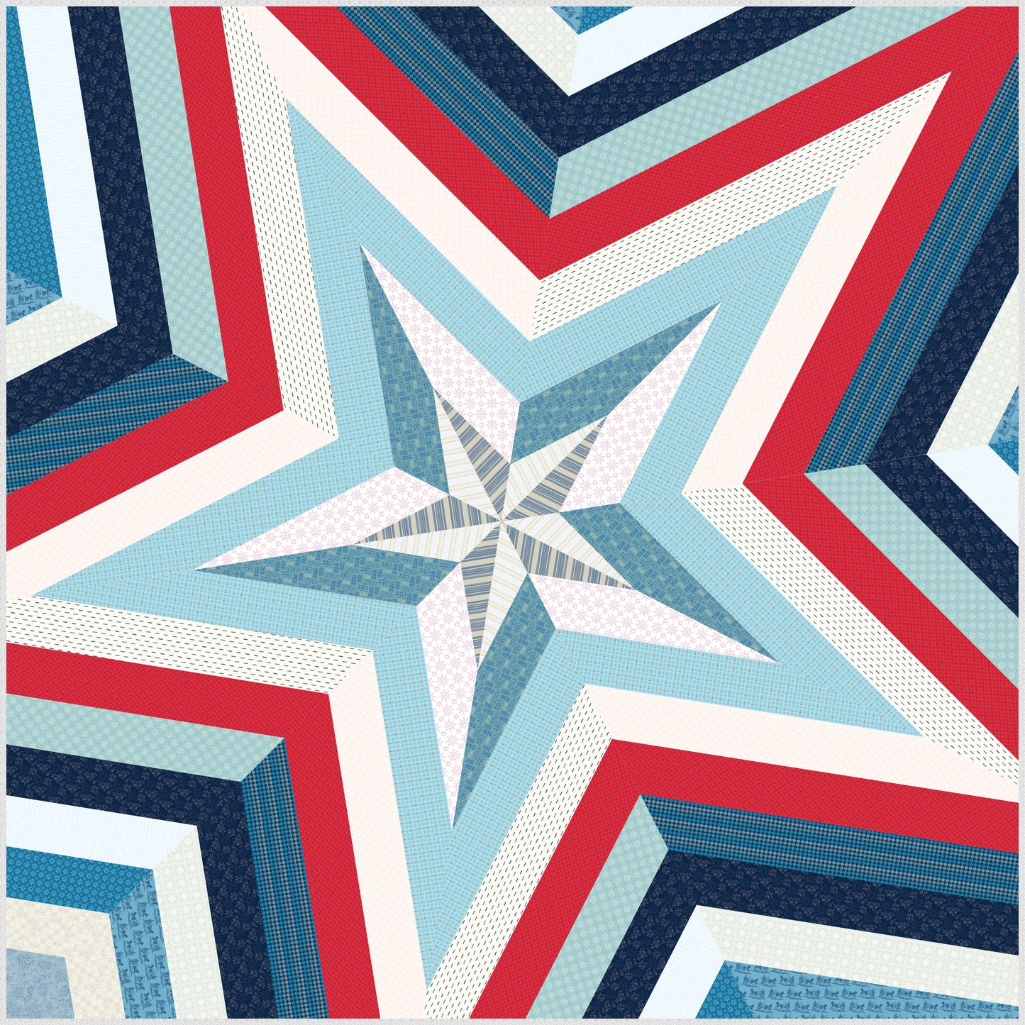 Star Storm Quilt- Paper Pattern - By Victoria Findlay Wolfe
