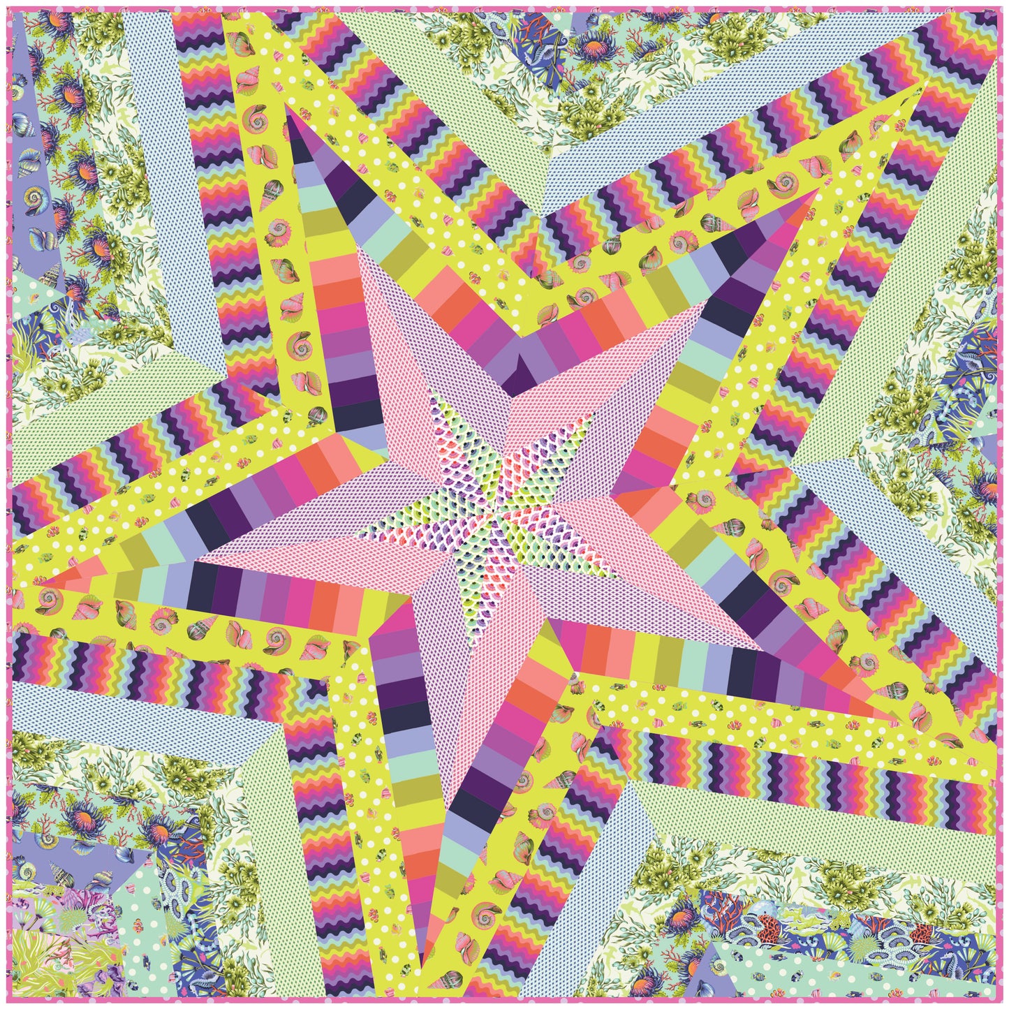 Star Storm Quilt- Paper Pattern - By Victoria Findlay Wolfe