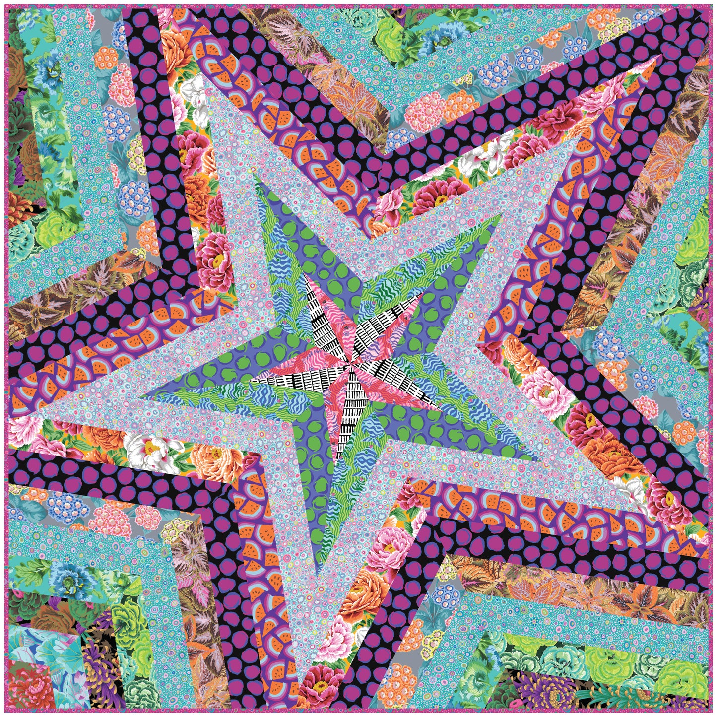 Star Storm Quilt- Paper Pattern - By Victoria Findlay Wolfe