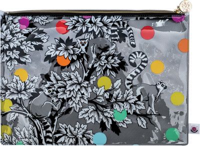 Tula Pink Lemur Me Alone Medium Project Bag - 10" x 14"