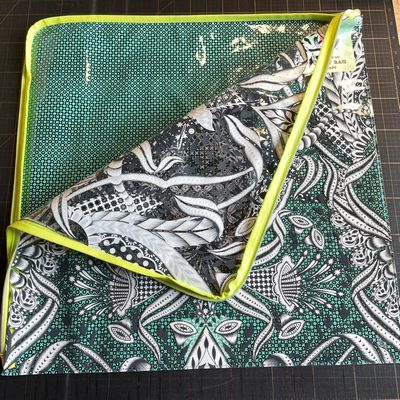 Tula Pink Gift Rapt XL Corner Zip Project Bag - 20" x 20"