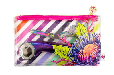 Floral Reef Pencil Pouch- Tula Pink - TPXSFR - 10" x 5.5"