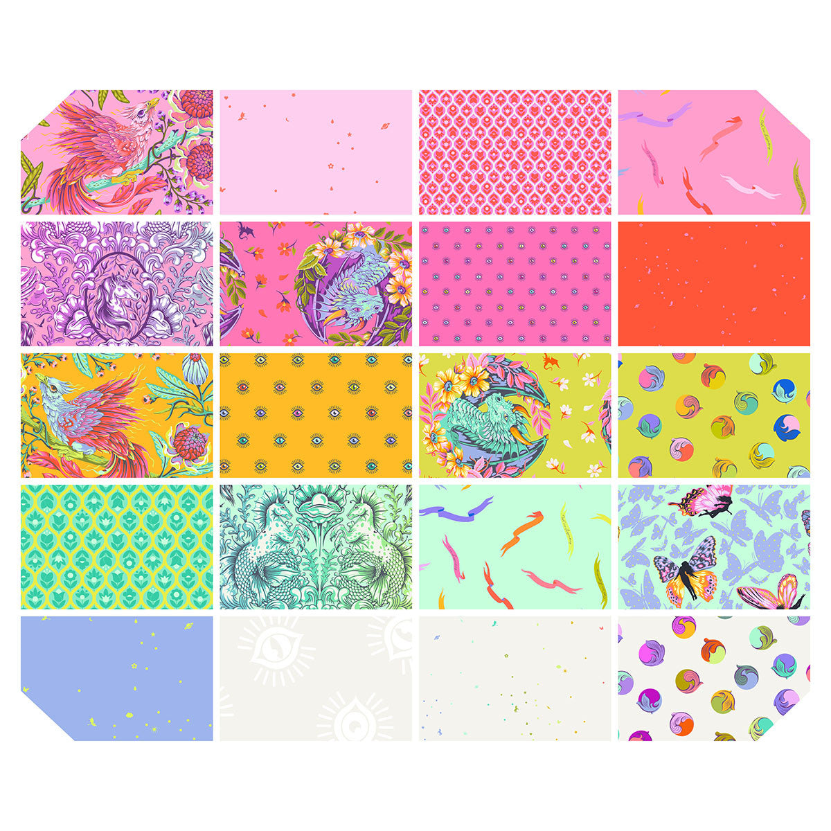 2.5" Mini Charm Pack- 42pcs- Legendary by Tula Pink - FB18MCTP.LEGENDARY - November 2026