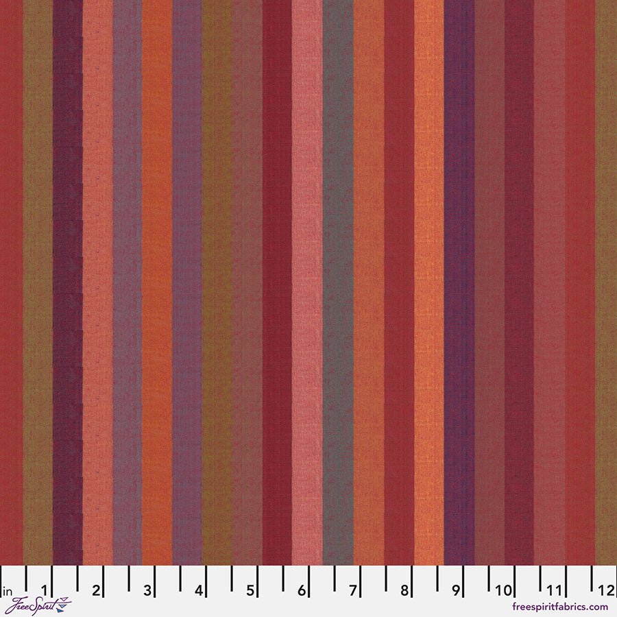 WOVEN STRIPES BROAD STRIPES Red WSGP003 Kaffe Fassett Collective FEBRUARY 2025