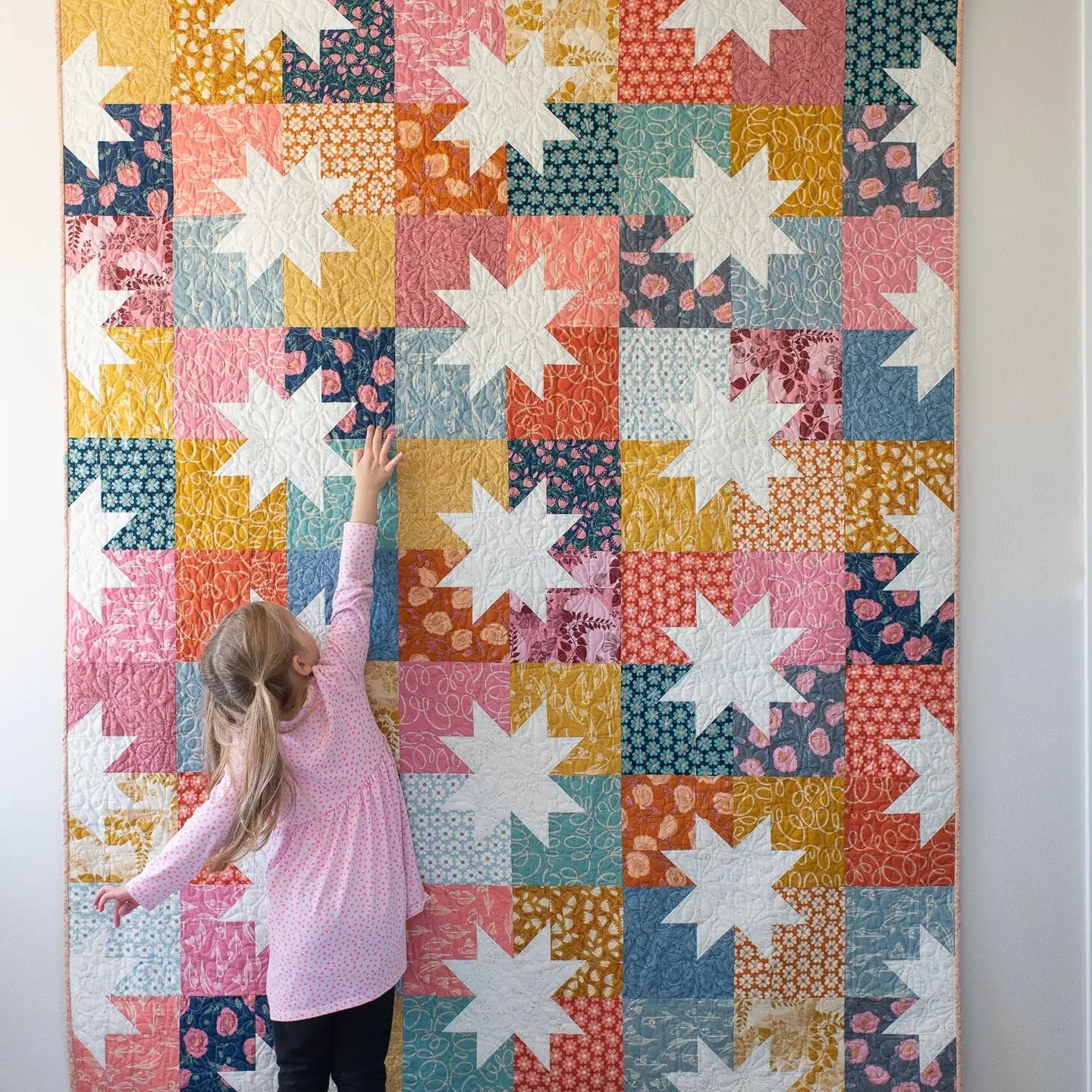 Star Pop Quilt Pattern - Paper Pattern - By Quilty Love