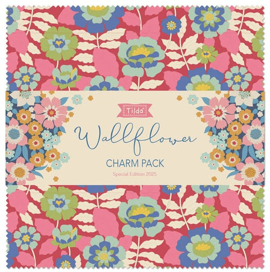 Special Edition 2025 - Wallflower Charm Pack - Tilda Fabrics - 5" - 40pcs