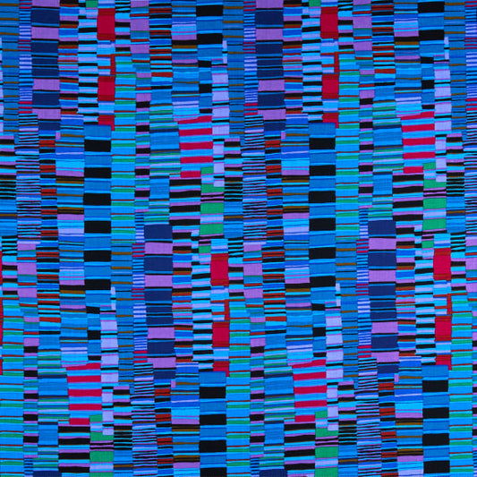 SHIRT STRIPES COBALT BLUE PWGP51   Kaffe Fassett