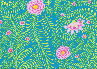 FERNS TURQUOISE PWGP147 Kaffe Fassett