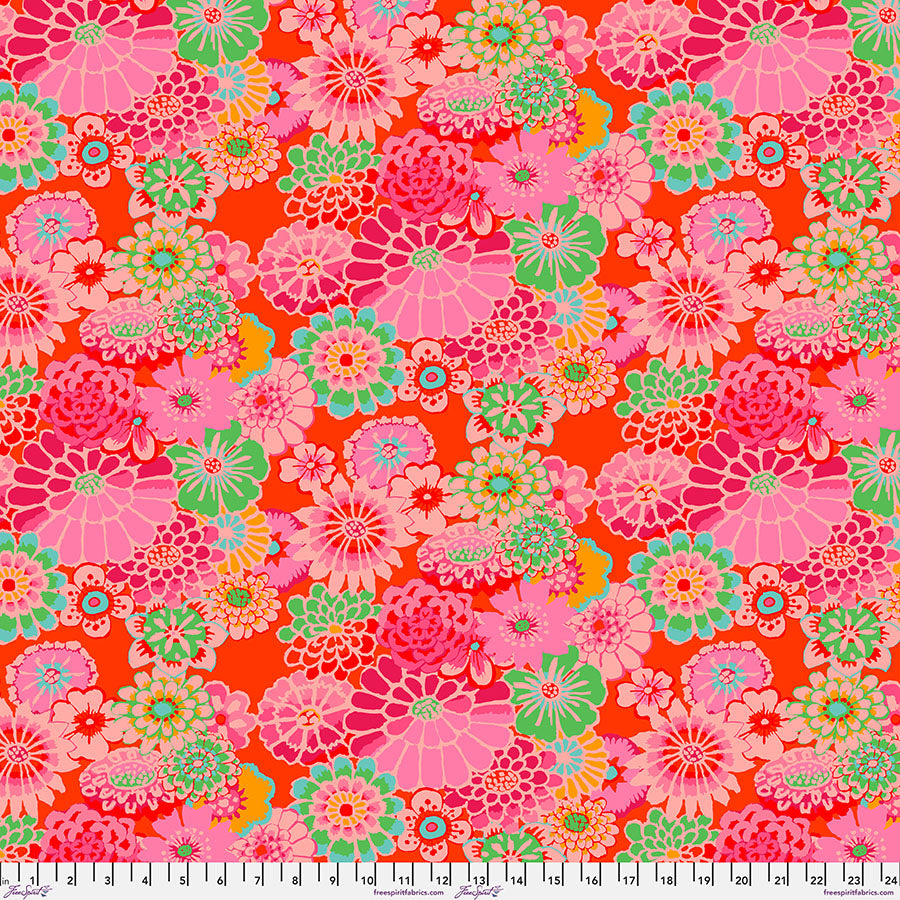 ASIAN CIRCLES TOMATO GP89 KAFFE FASSETT Fall August 2023