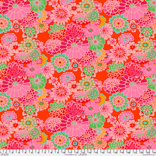 ASIAN CIRCLES TOMATO GP89 KAFFE FASSETT Fall August 2023