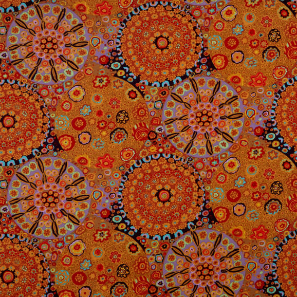 MILLEFIORE BROWN PWGP92 Kaffe Fassett