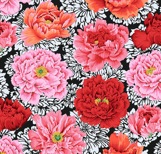 BROCADE PEONY MEDALLION Quilt pattern  - Download Pdf