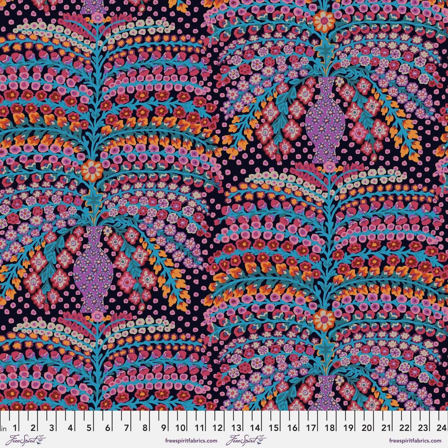 PERSIAN VASE BLACK PWGP100 Kaffe Fassett December 2022