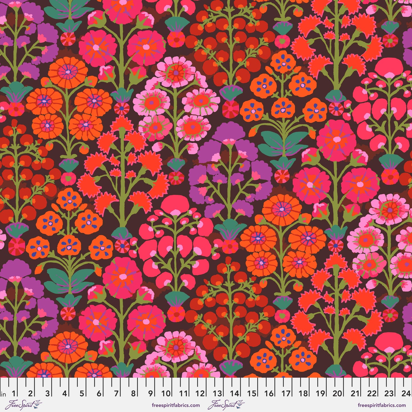 SPRAYS RED PWGP107 Kaffe Fassett