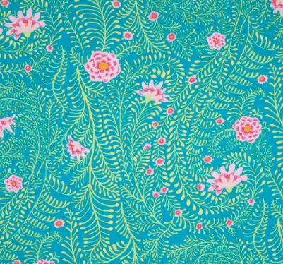 FERNS TURQUOISE PWGP147 Kaffe Fassett